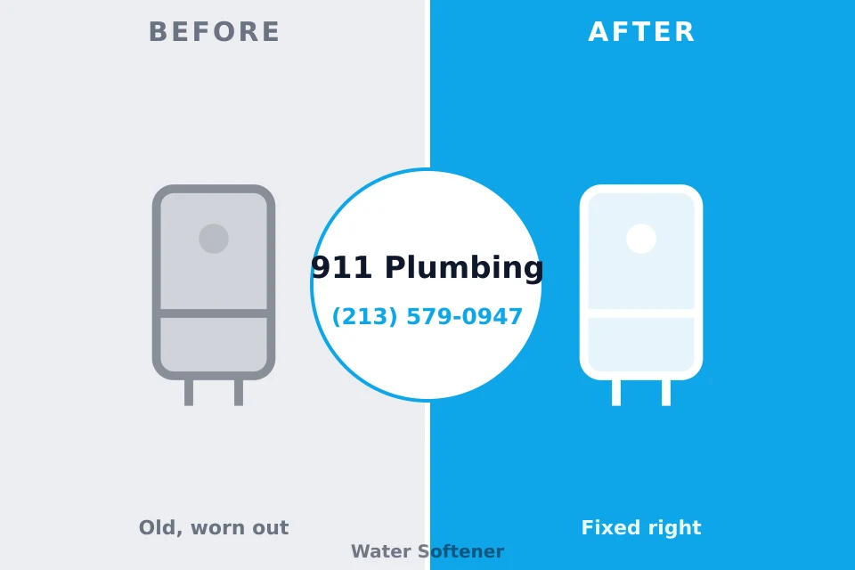 Before and after: plumbing repair Miles City, MT